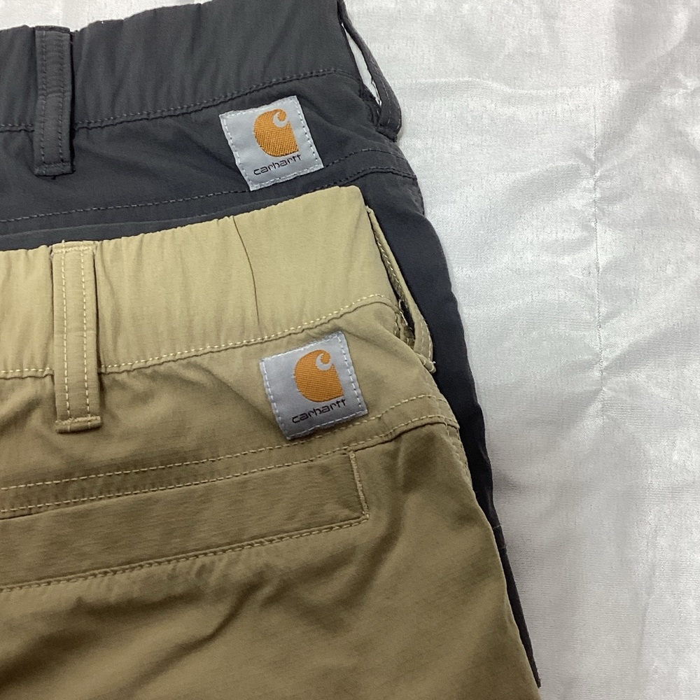 Carhartt Women's Cargo Shorts Size 12 in Black and Tan Flawed* - Picture 9 of 15